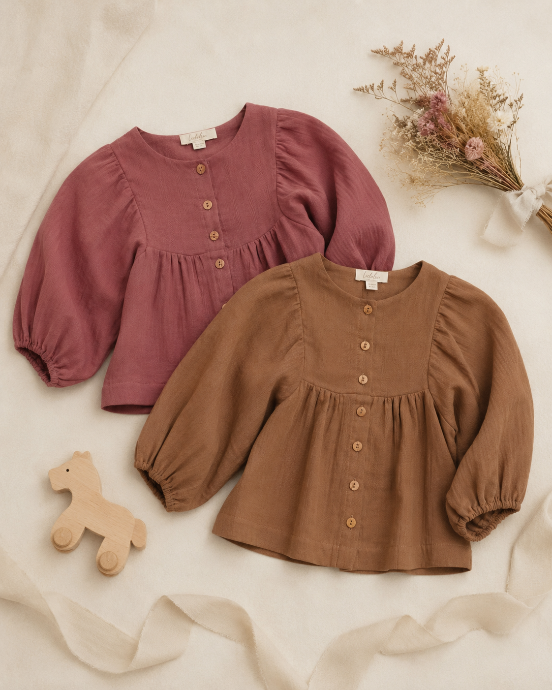 Wendebluse aus Bio-Baumwolle