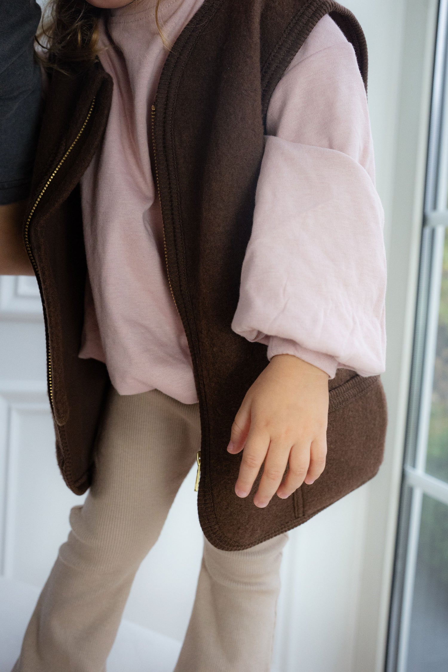 Weste aus Merinowollfleece