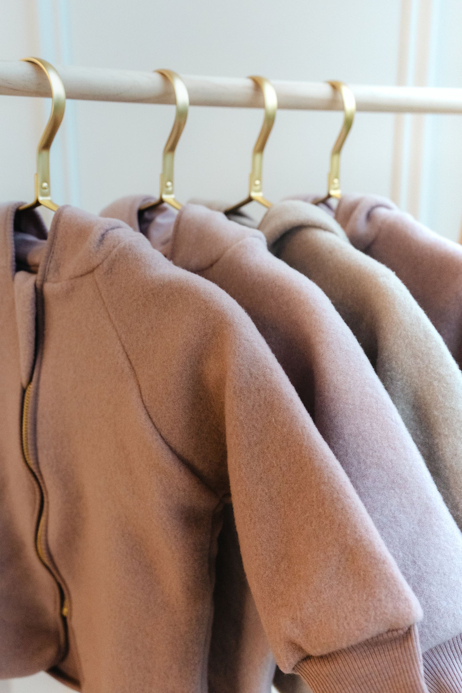 Jacke aus Merinowollfleece mit Ohren