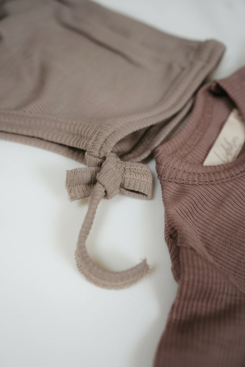 Mütze mit Ohren aus Merinowolle