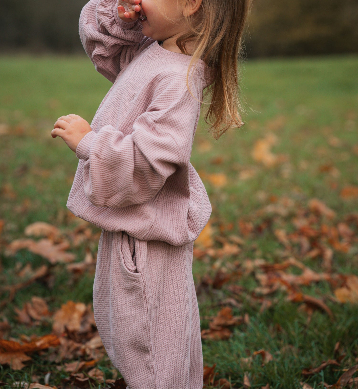 Balloon Shirt in Waffelstruktur