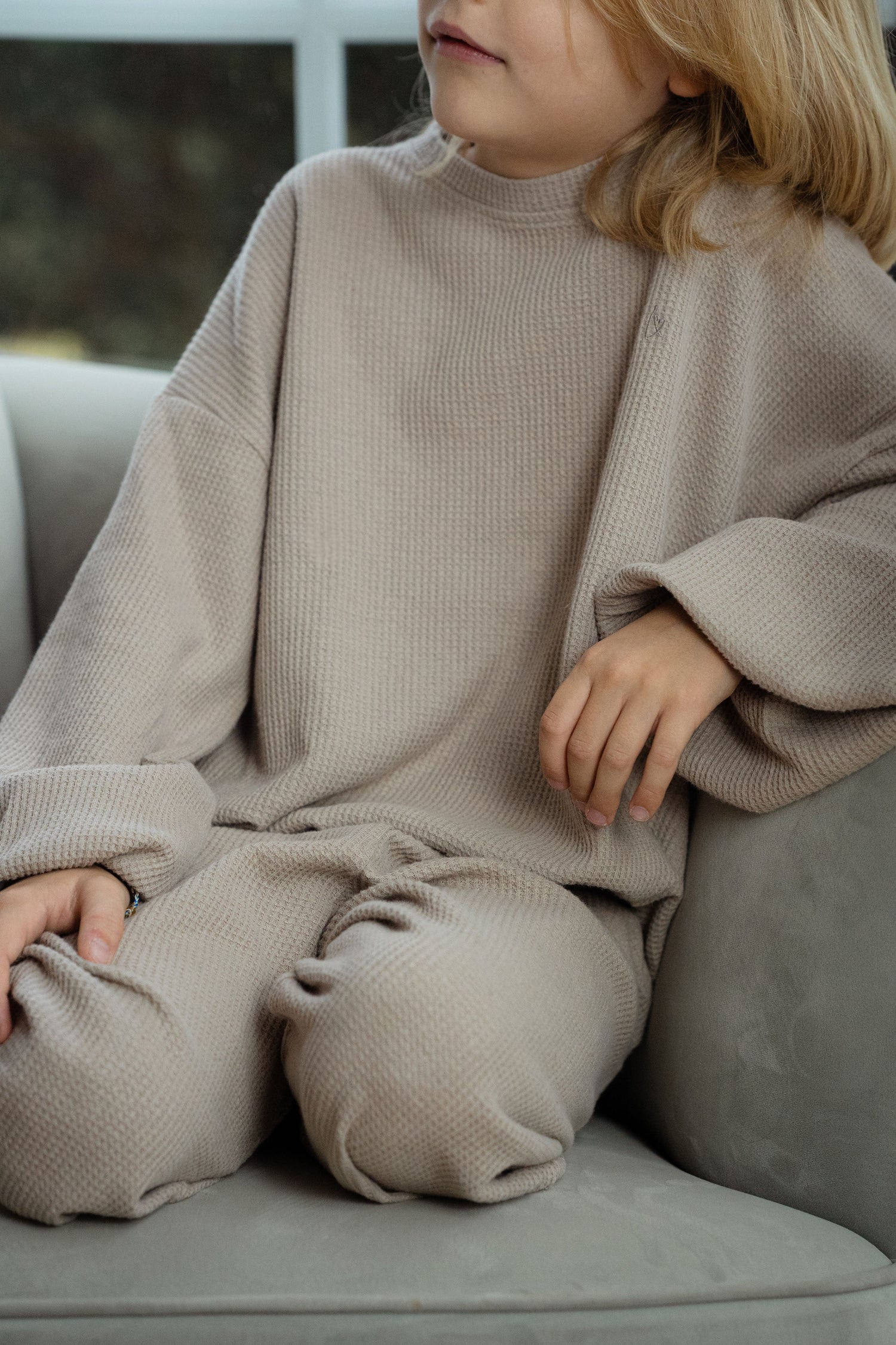 Balloon Shirt in Waffelstruktur