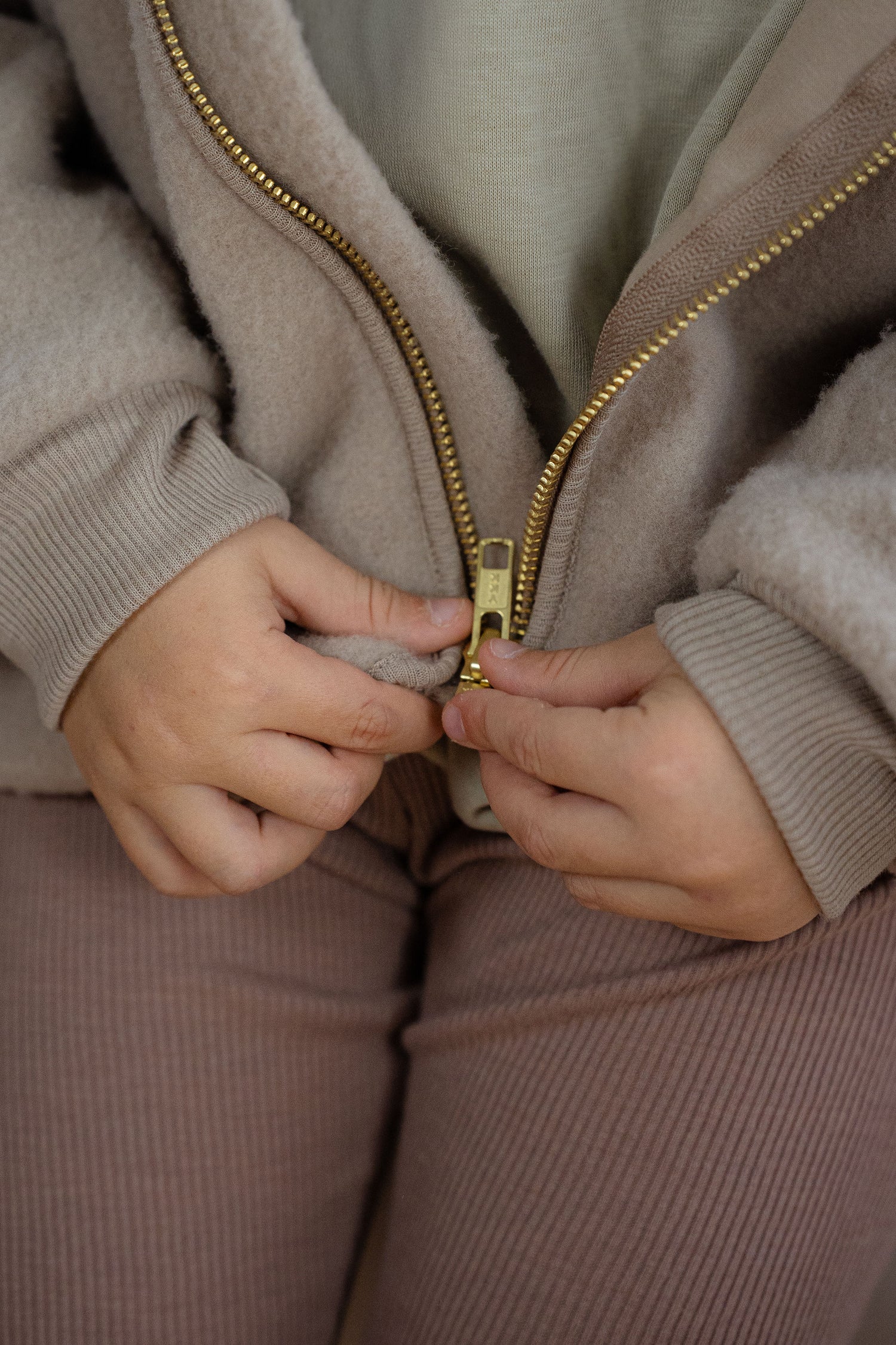 Jacke aus Merinowollfleece