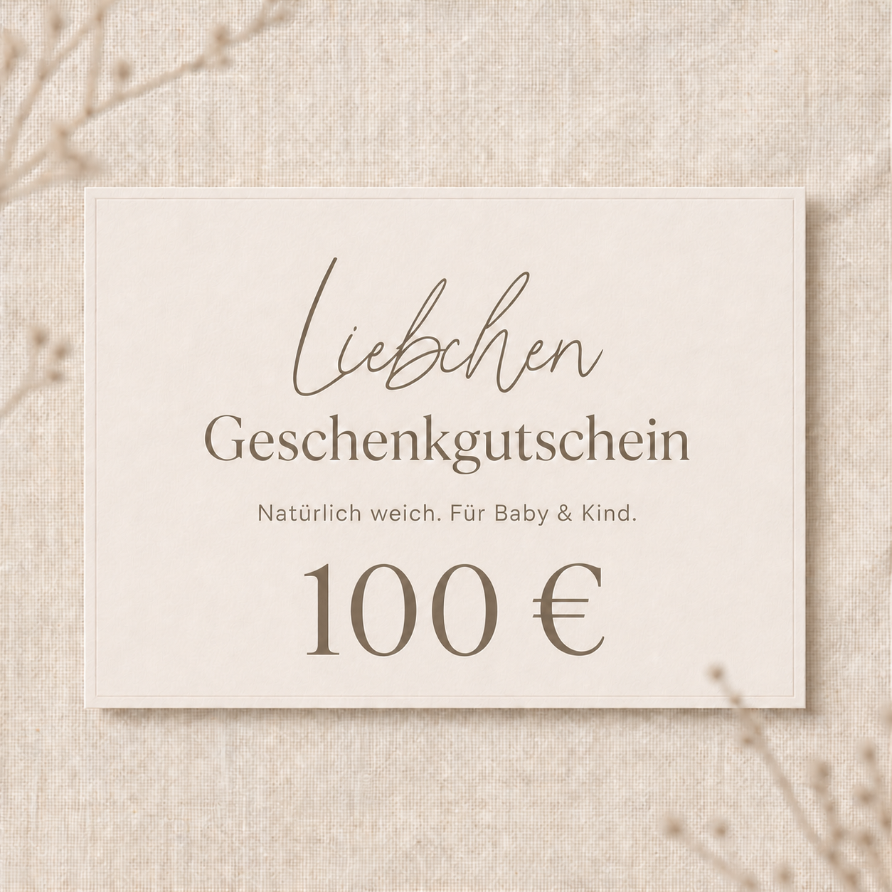 Liebchen Geschenkgutschein