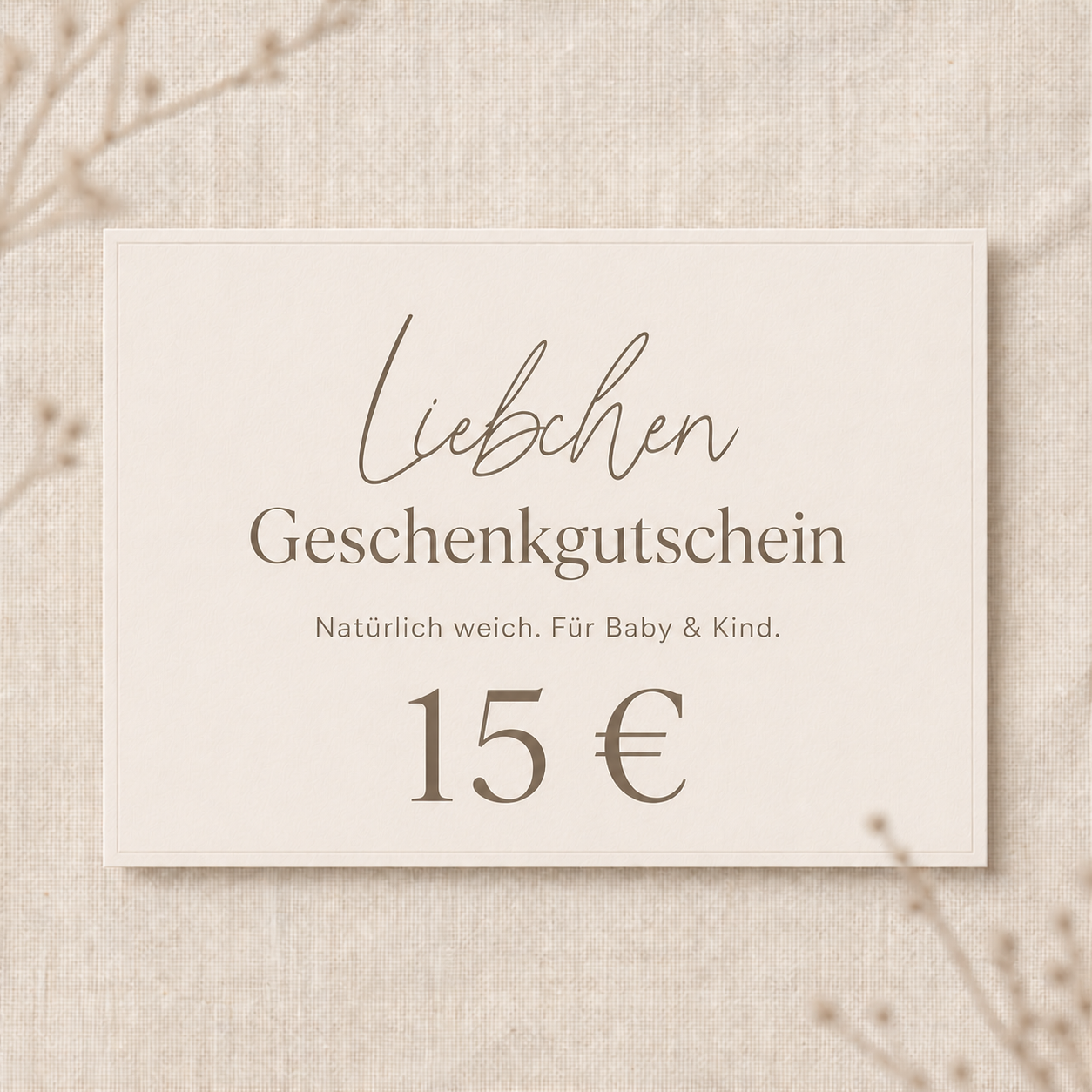 Liebchen Geschenkgutschein