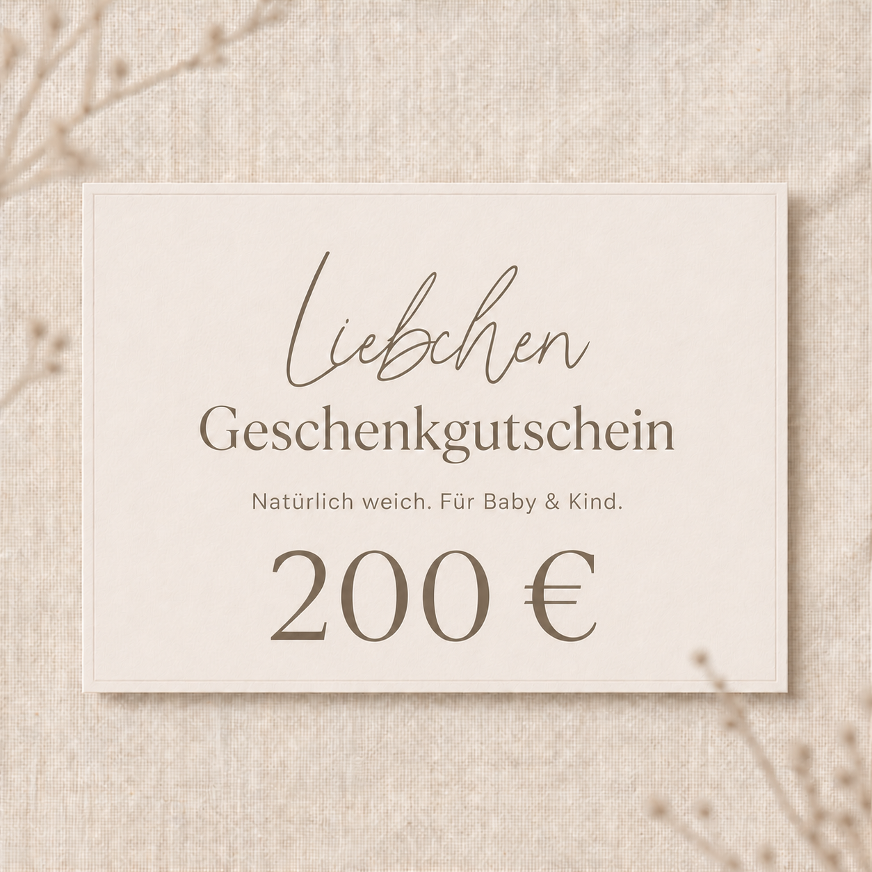 Liebchen Geschenkgutschein