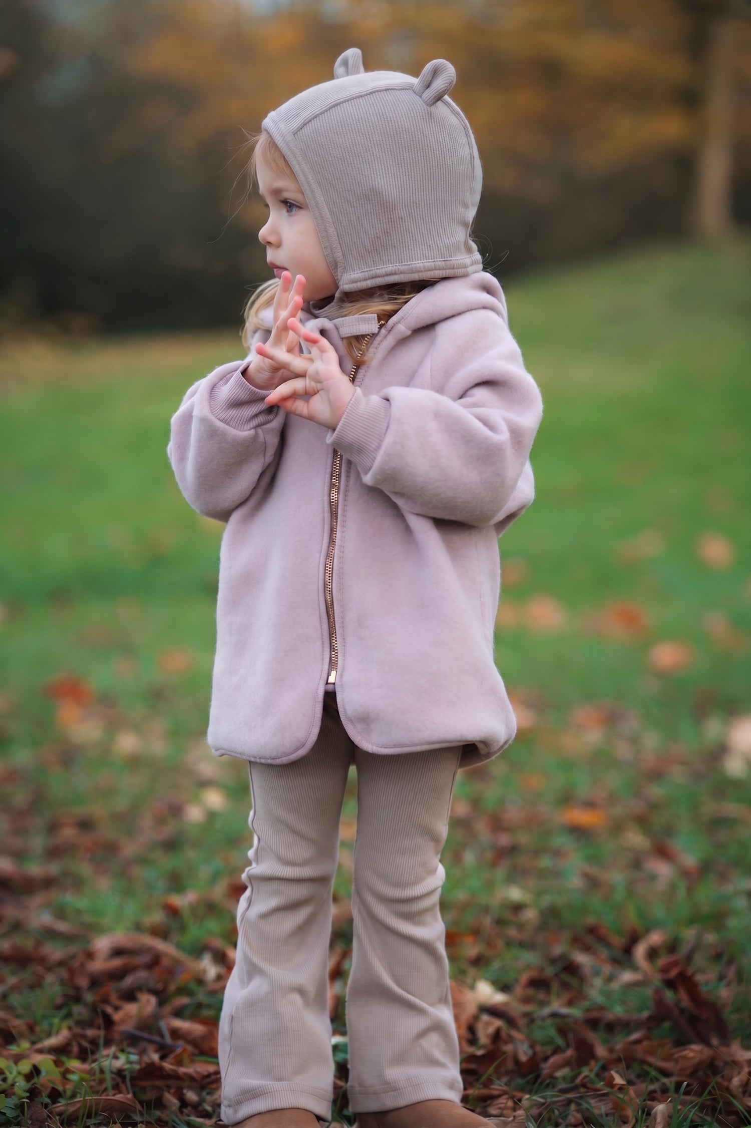 Merino Wollfleece-Jacke für Kinder