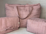 Organic cotton changing set – diaper bag, diaper clutch, and changing mat