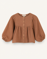 Reversible organic cotton blouse