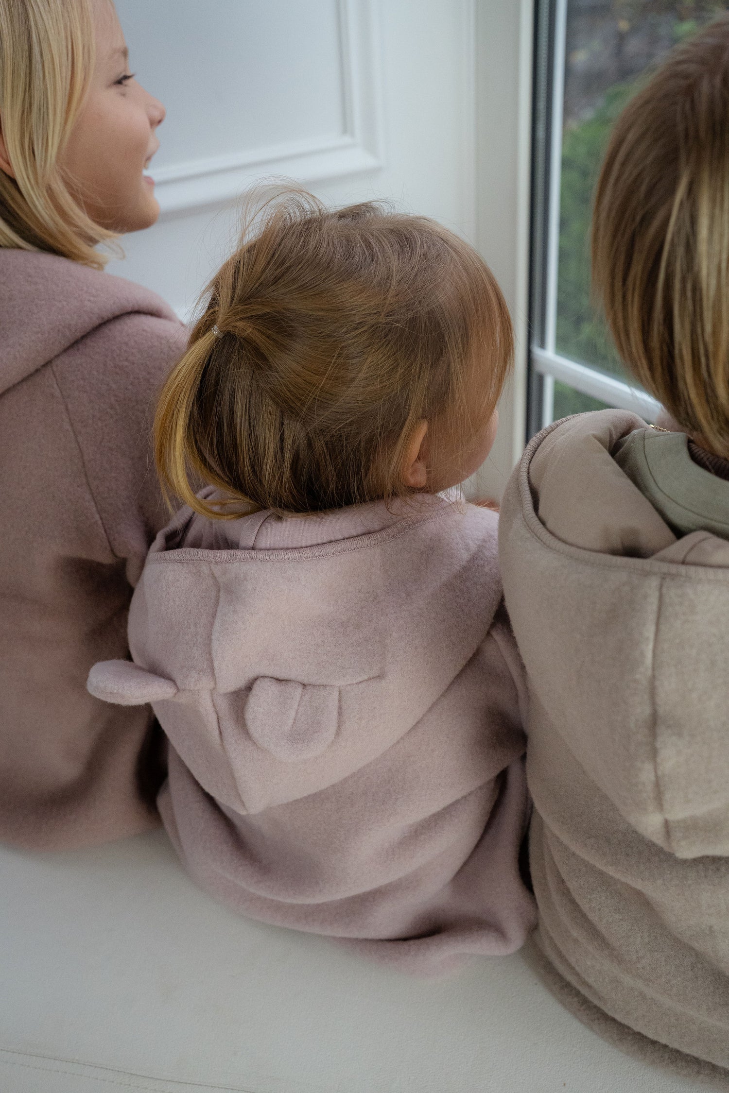 Jacke aus Merinowollfleece mit Ohren