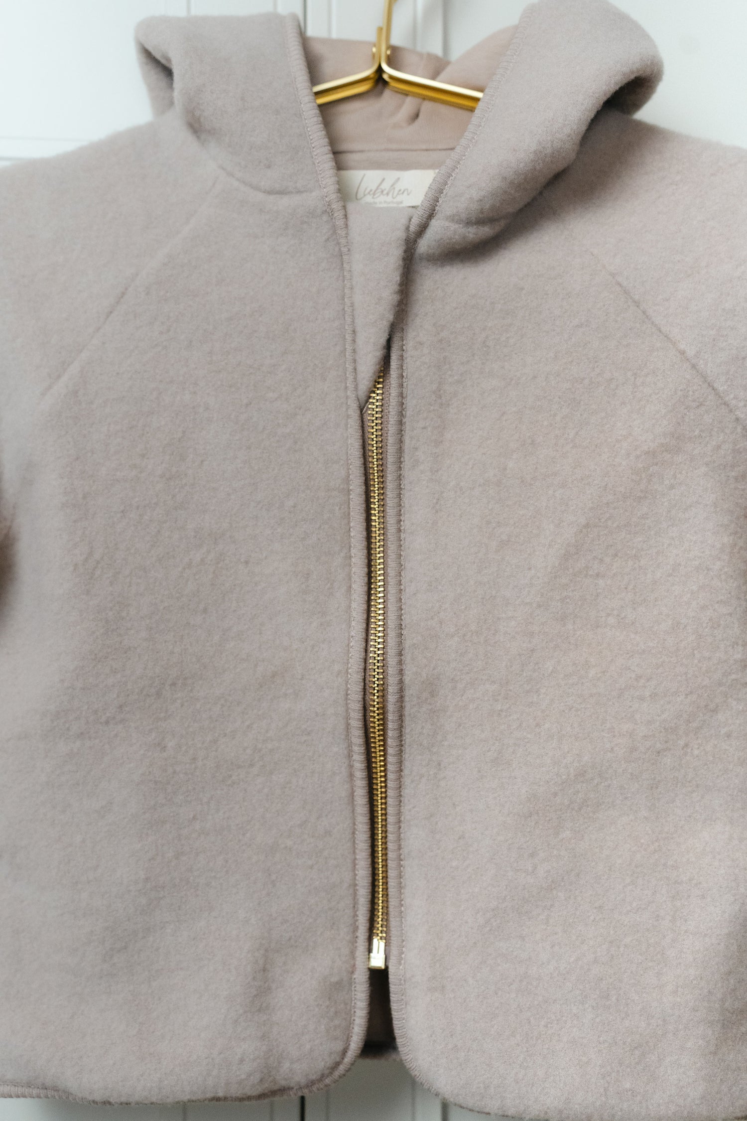 Jacke aus Merinowollfleece mit Ohren