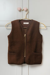 Merino Wool Fleece Vest
