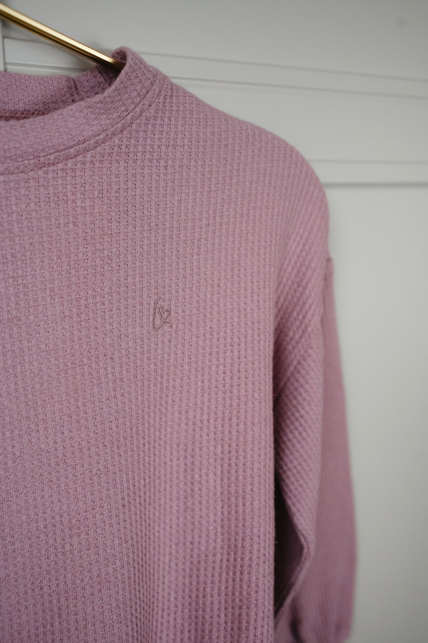 Balloon Shirt in Waffelstruktur