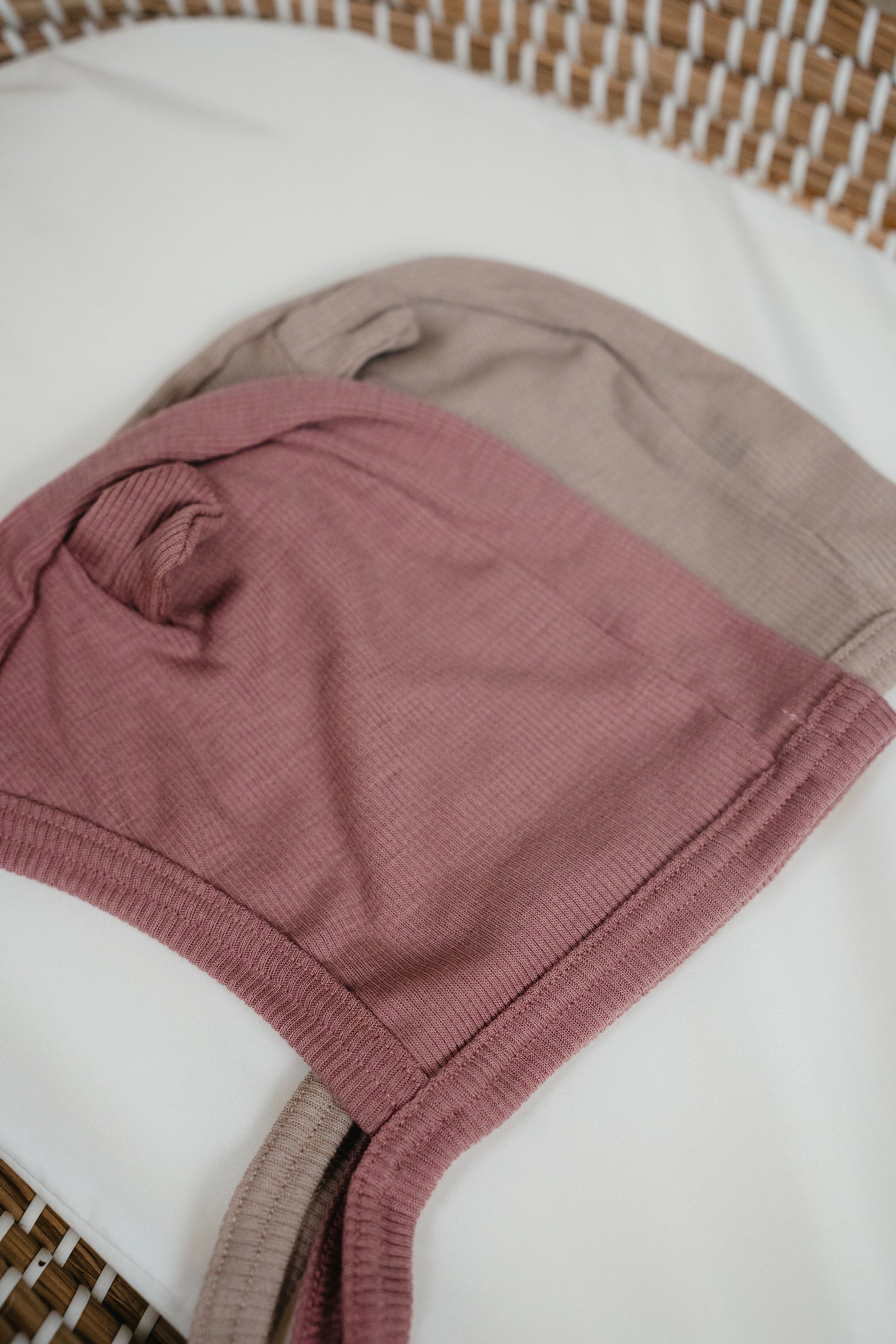 Mütze mit Ohren aus Merinowolle