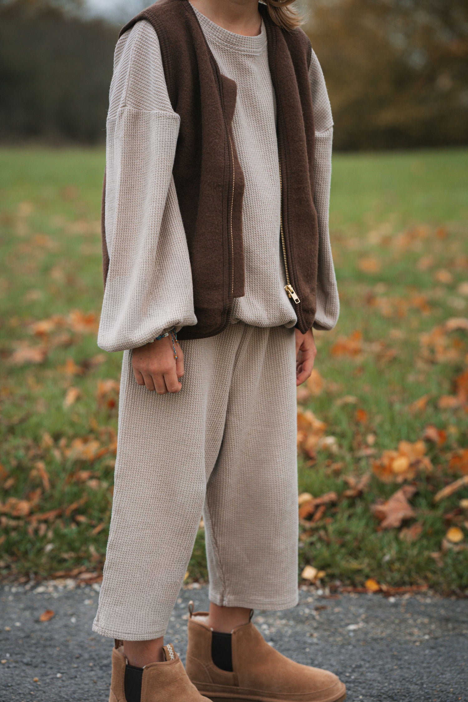 Balloon Shirt in Waffelstruktur