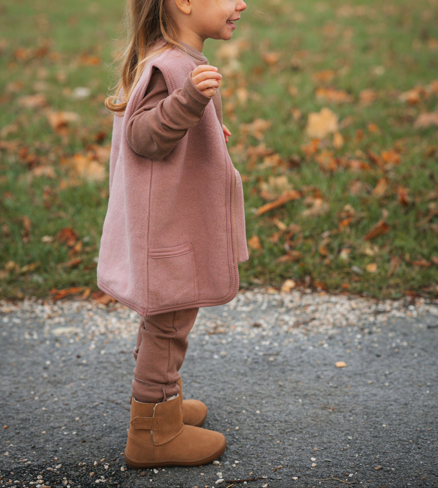 Weste aus Merinowollfleece