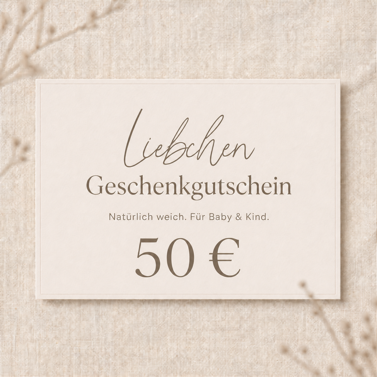 Liebchen Geschenkgutschein