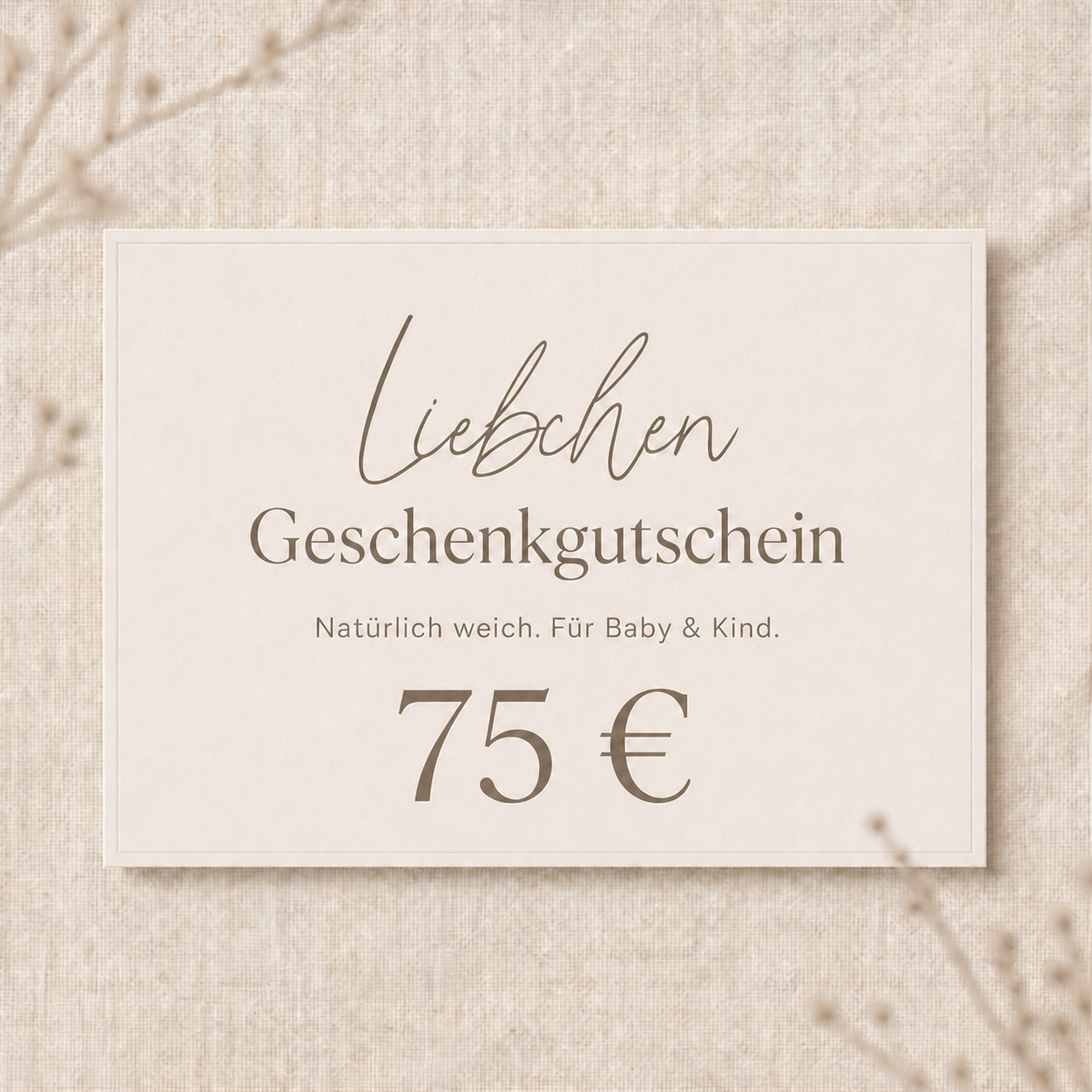 Liebchen Geschenkgutschein