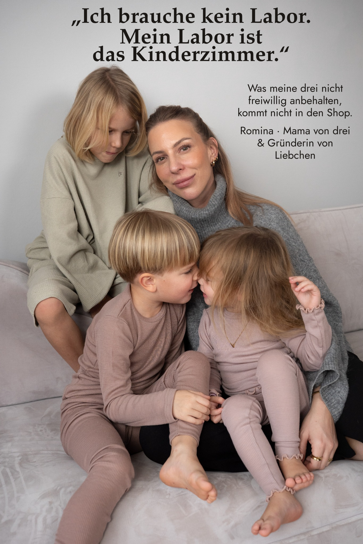 Romina, Gründerin von Liebchen, über Kinderkleidung aus Merinowolle