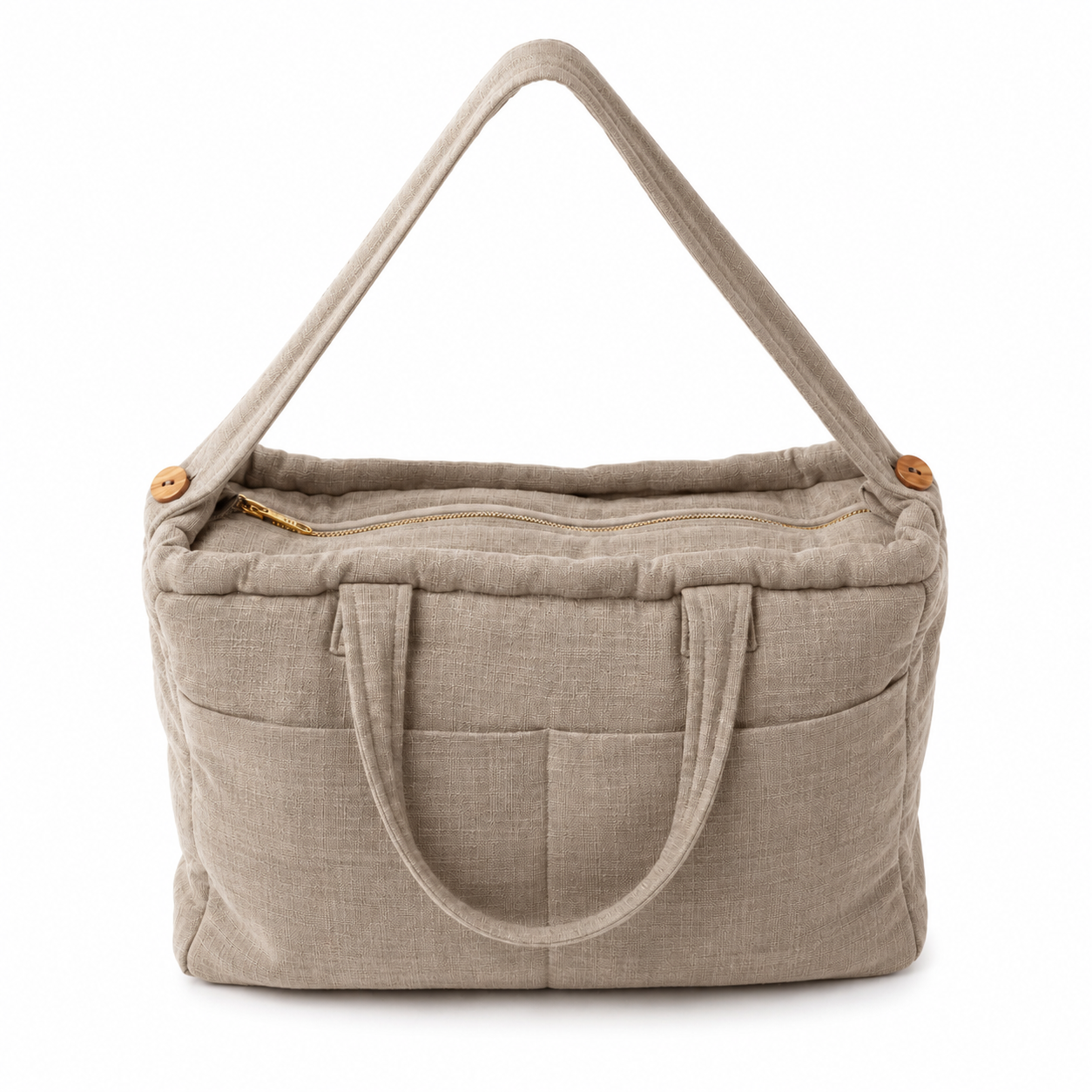 Organic cotton changing bag for the pram