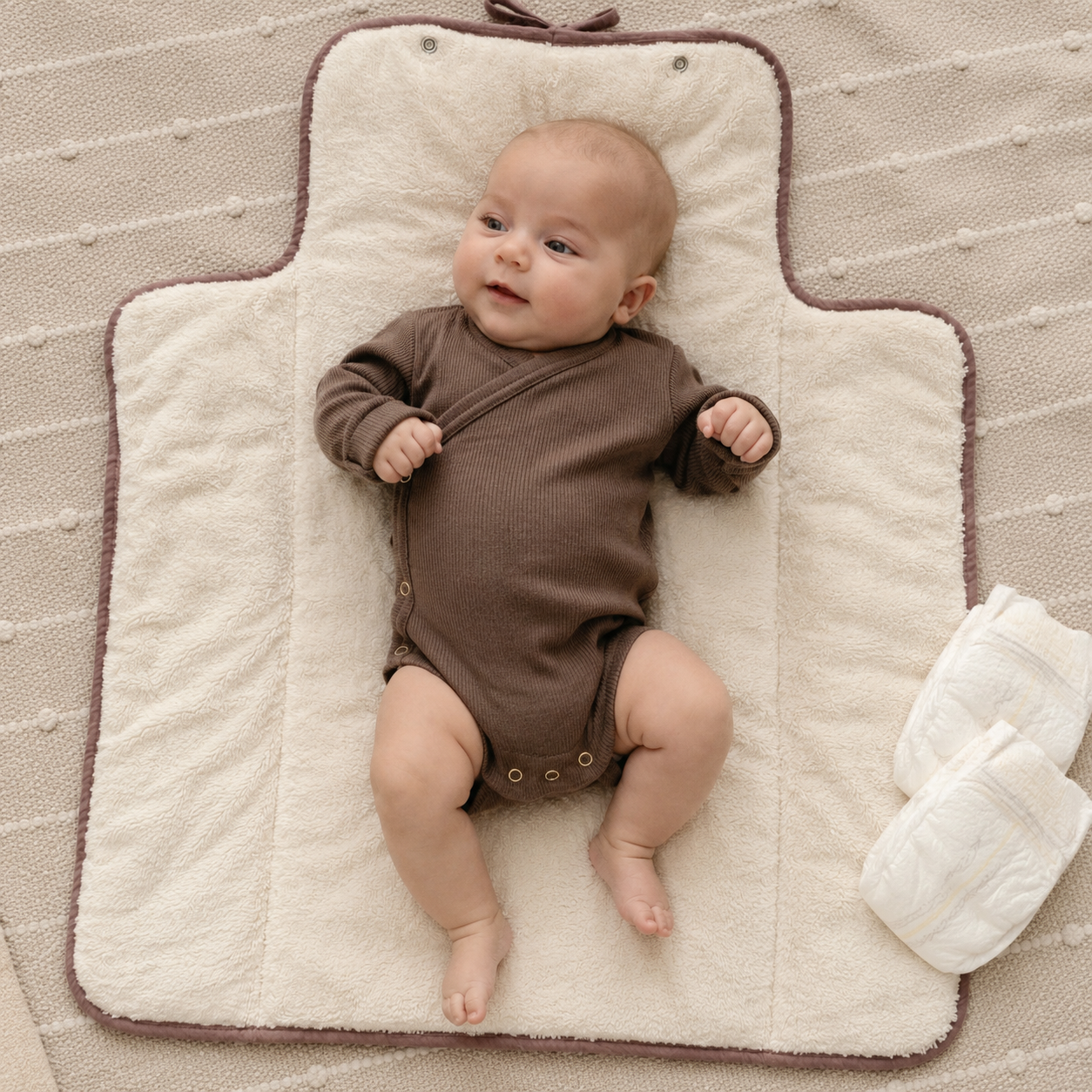 Organic cotton changing mat